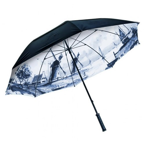 Paraplu inklapbaar Delftsblauw